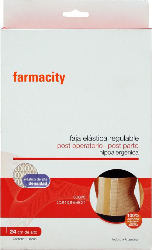 Faja Elástica Farmacity Post Parto y Operatorio XL 24 cm