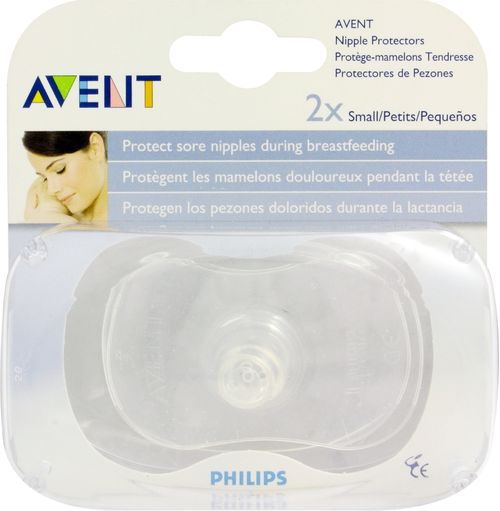 Protege Pezones Avent de Silicona Small x 2 un