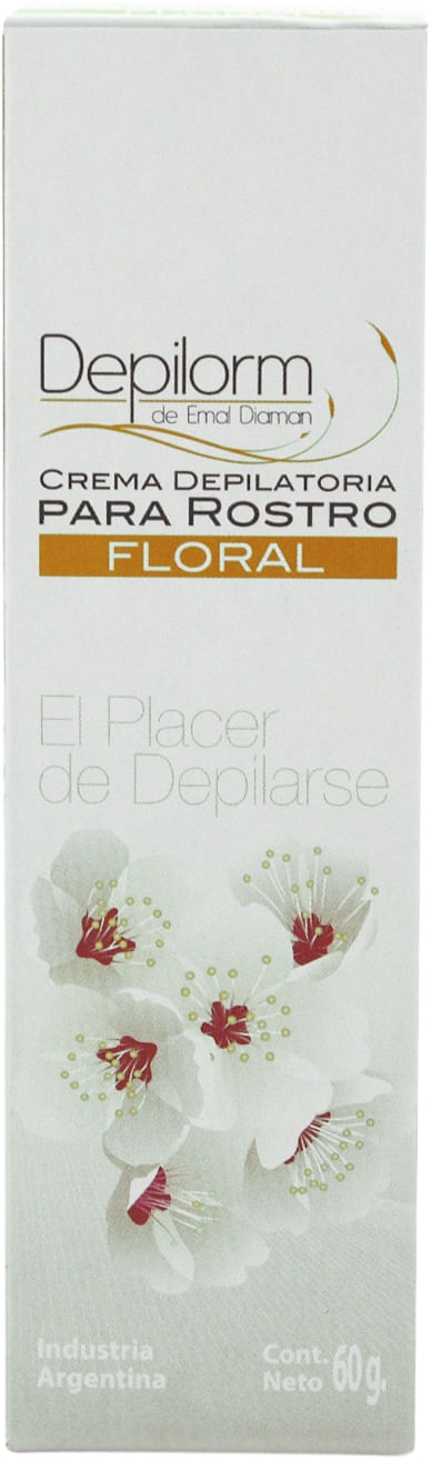 Crema Depilatoria Emal Diaman Floral para Rostro x 60 g