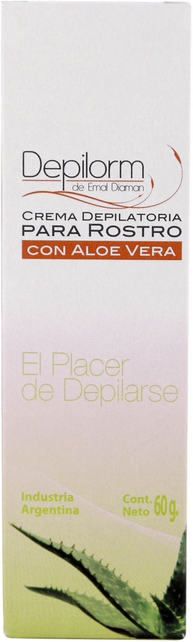 Crema Depilatoria Emal Diaman para Rostro Aloe Vera x 60 g