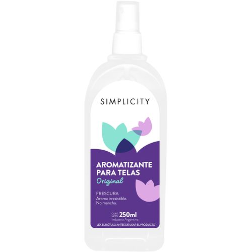 Aromatizante para Telas Simplicity Original x 250 ml