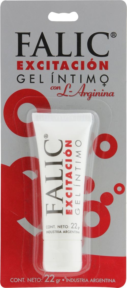 Lubricante en Gel Falic Excitación para uso íntimo x 22 gr