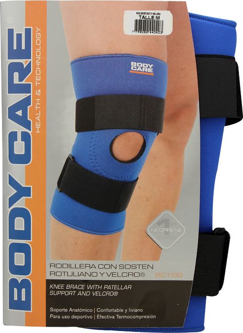 Rodillera con Sostén Body Care Rotuliano con Velcro Talle M