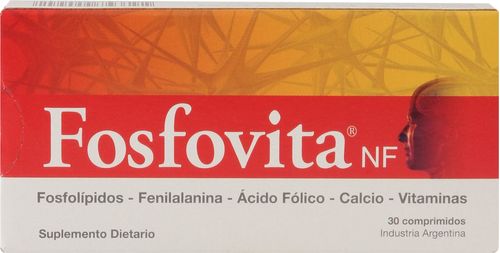 Suplemento Dietario Fosfolípidos, Fenilalanina, Acido Fólico x 30 un