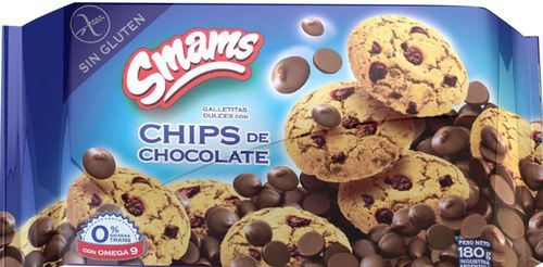 Galletitas Smams con Chips de Chocolate x 180 g