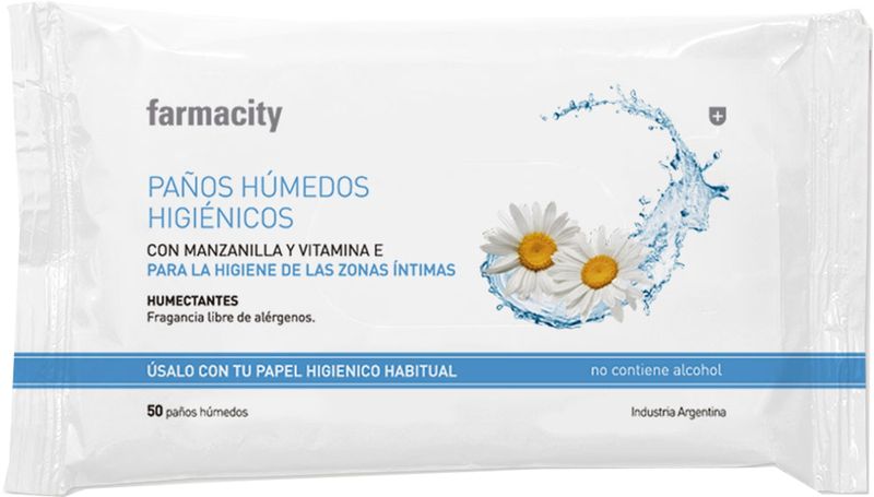 Prevex Camomila toallitas húmedas WC higiénicas 100uds 