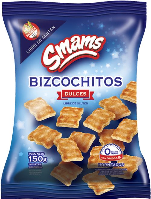 Bizcochos Dulces Smams x 150 g