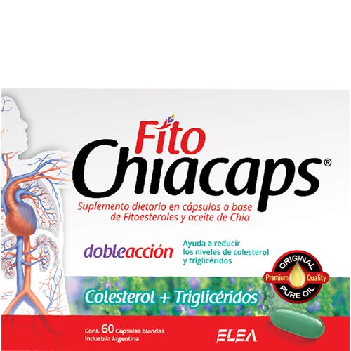Suplemento dietario a base de fitoesteroles y aceite de chía x 60 cápsulas blandas