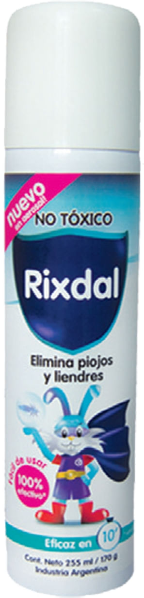 Aerosol Rixdal Elimina Piojos y Liendres x 255 ml