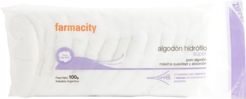 Algodón Farmacity con Cierre Zipper x 100 g