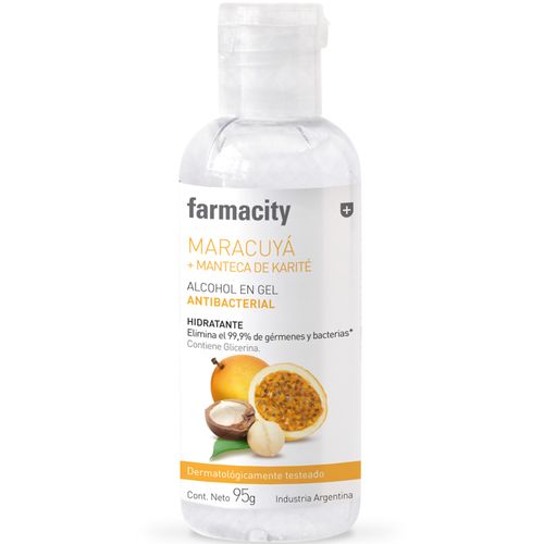 Alcohol en Gel Farmacity  Maracuyá x 95 ml