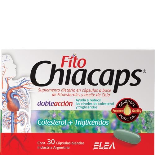 Suplemento dietario a base de fitoesteroles y aceite de chía x 30 cápsulas blandas