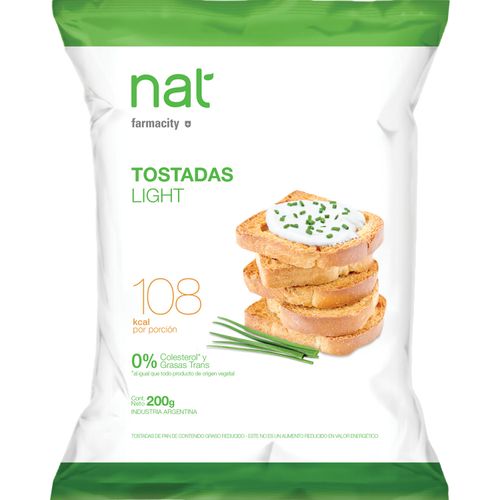 Tostadas Gruesas Nat Light x 200 g