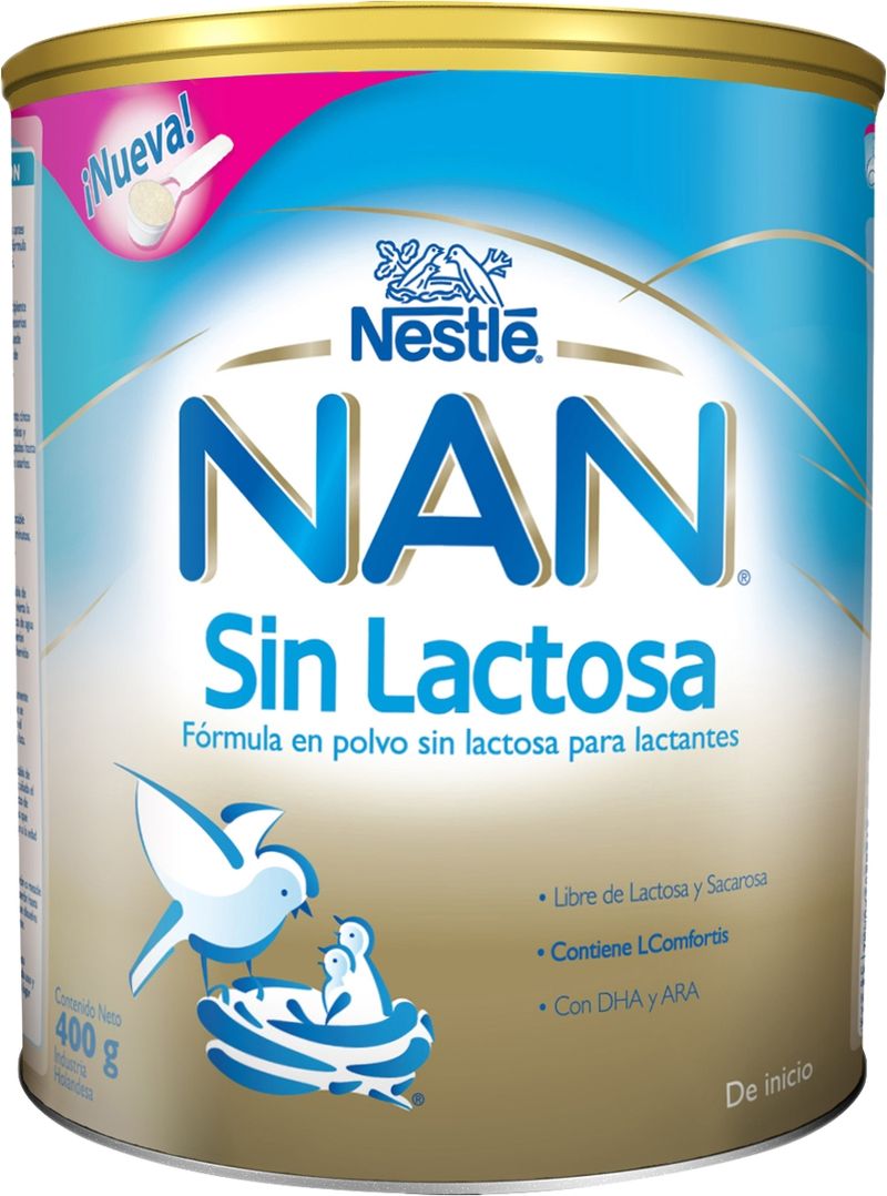 Fórmula Láctea Infantil NAN Sin Lactosa 400g | Inkafarma