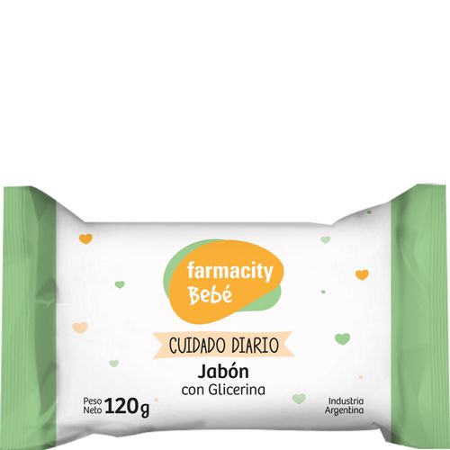 Jabón Farmacity Bebé de Glicerina x 120 g