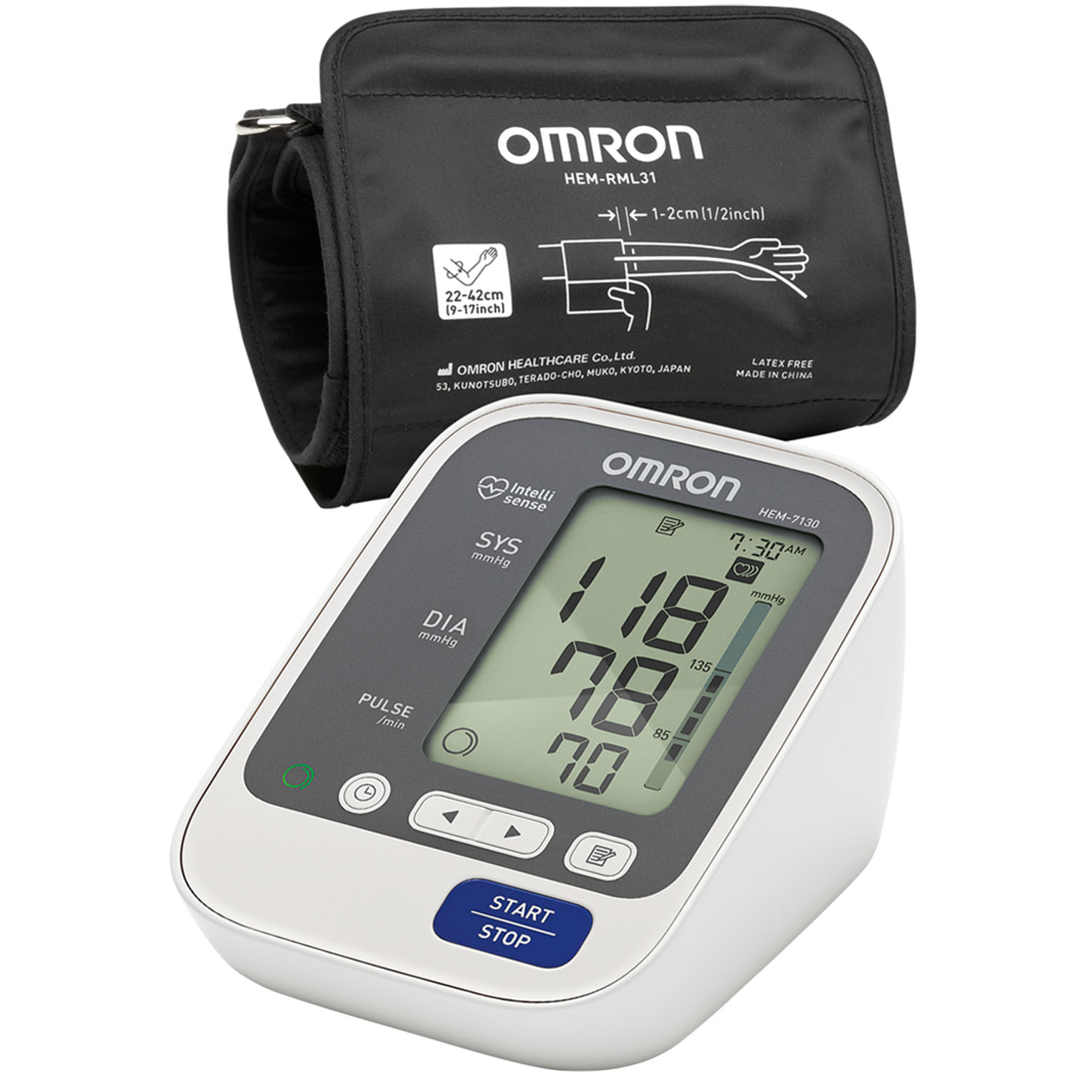 Tensiómetro digital de brazo 60 memorias - Omron