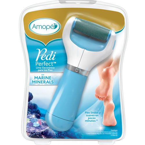 Exfoliador Electrónico Para Pies Amopé Pedi Perfect con Minerales Marinos  x 1u