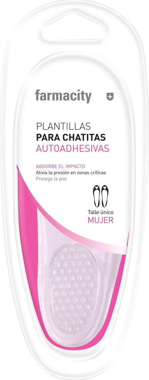 Plantillas de Gel para Chatitas para Mujer Talle Único