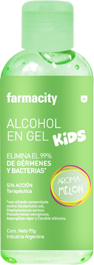 Alcohol en Gel Farmacity Kids Melón x 100 ml