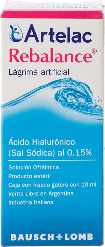 Lágrimas Artificiales Solución oftálmica - INFOMERC Vademécum Farmacéutico  Bolivia