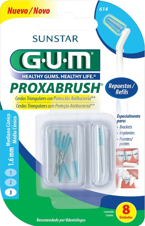 Repuesto Cepillo Interdental 1.6 mm x 8 un