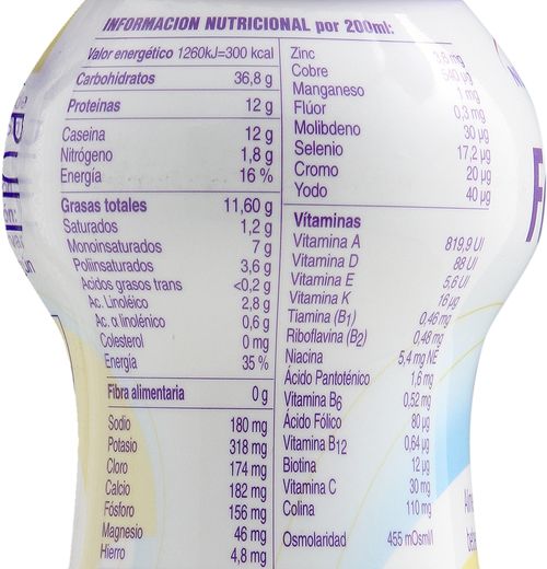 Suplemento Nutricional Bebible Vainilla x 200 ml