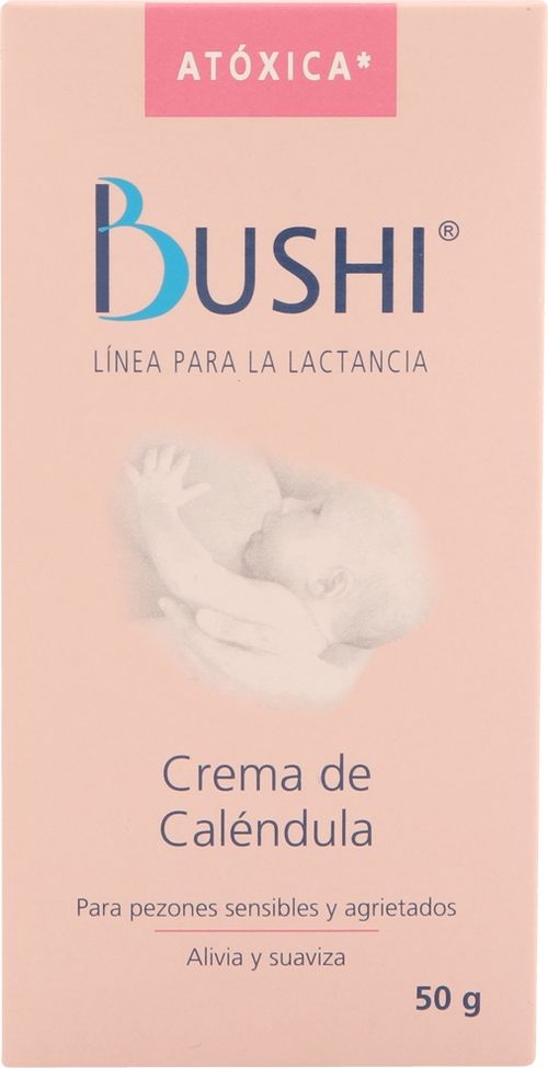 Crema de Caléndula Bushi para Pezones Sensibles y Agrietados x 50 g