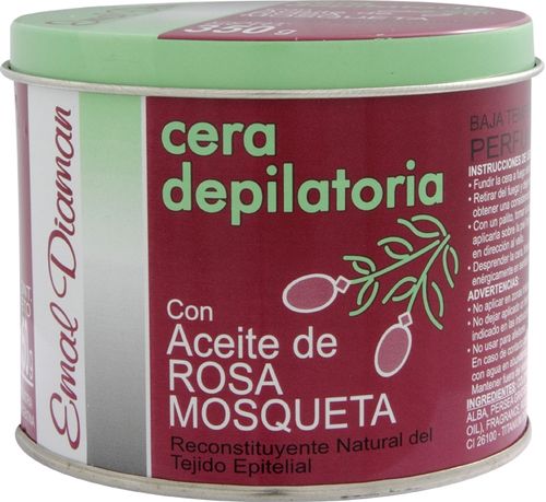 Cera Depilatoria Rosa Mosqueta corporal x 350 gr