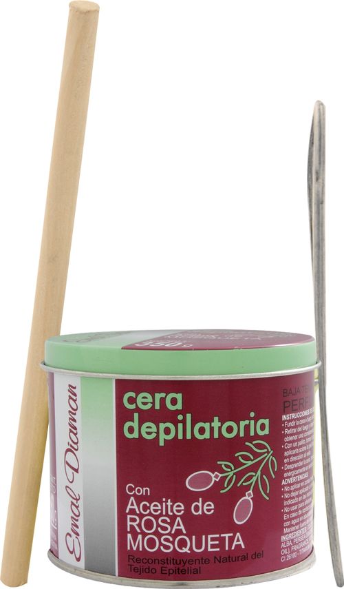 Cera Depilatoria Rosa Mosqueta corporal x 350 gr