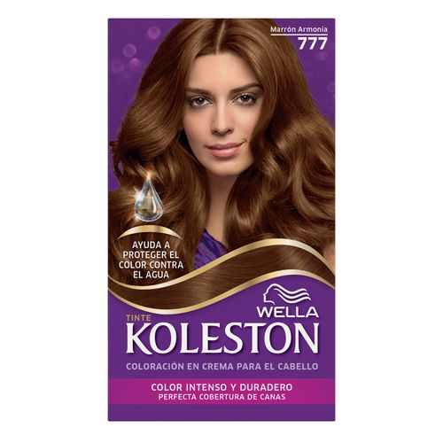 Kit de Coloración Wella Koleston 777 Marrón Armonía