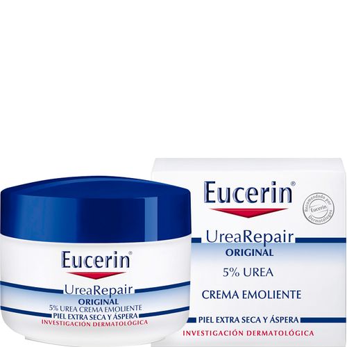 Crema Emoliente Intensiva Eucerin UreaRepair PLUS 5% para Piel Seca x 75 ml