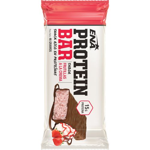 Suplemento Dietario Protein Bar 32% proteína sabor frutilla a la crema x 46 gr