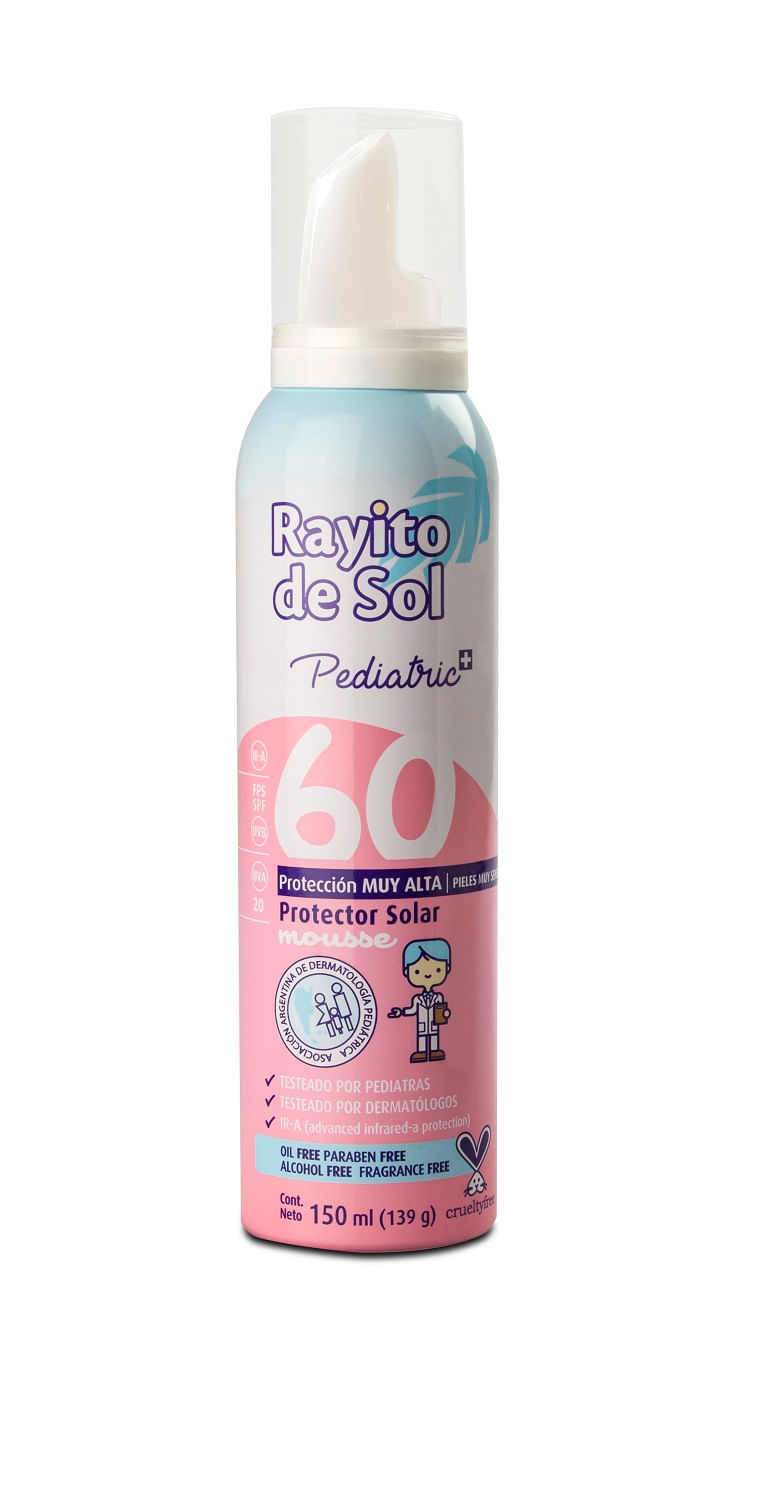 rayito-de-sol-mousse-solar-fps-60-pediatrics-x150-ml