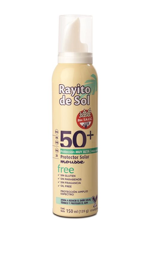 Protector Solar Rayitos del Sol Gluten Fps 50 x 150 ml