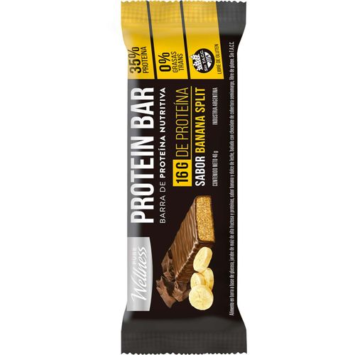 Barra Protéica Pure Wellness Banana Split x 46 g