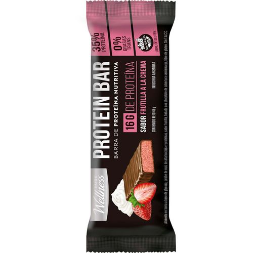 Barra Proteica Pure Wellness Frutilla a la Crema x 46 g