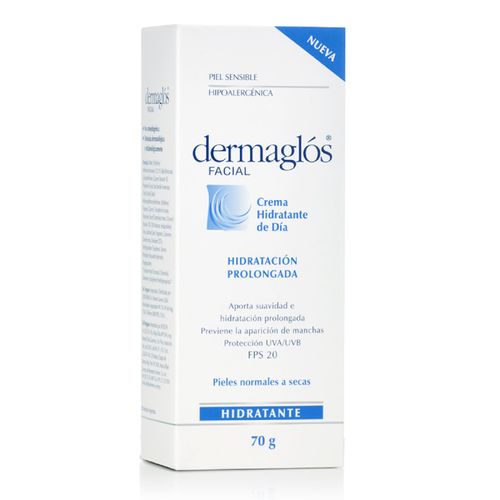 Crema Facial Dermaglós Hidratante de Día Fps 20 x 70 g