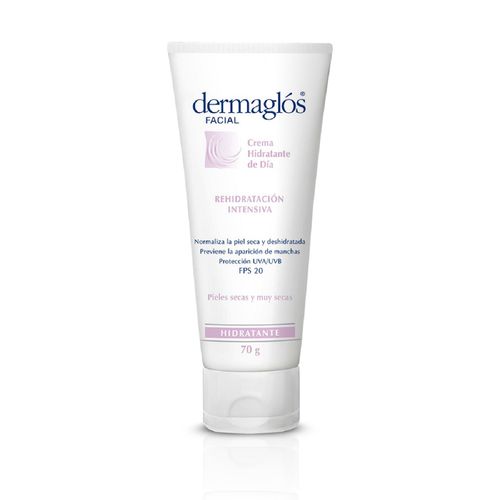 Crema Facial Dermaglós Hidratante para Pieles Secas x 70 g