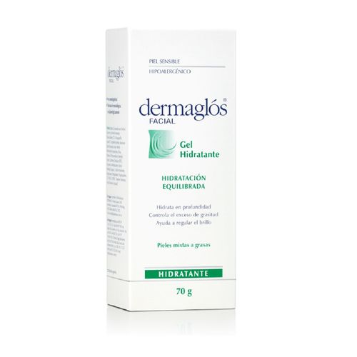 Gel Facial Dermaglós Hidratación Equilibrada x 70 g