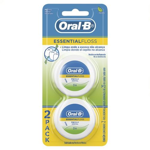 Hilos Dentales Oral-B Essential Floss x 2 un