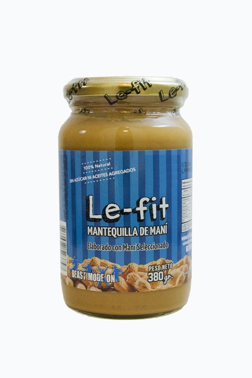 Mantequilla de Maní Le-Fit Natural  x 400 g