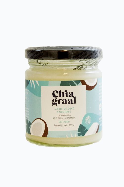 Aceite de Coco Chia Graal Neutro x 180 ml