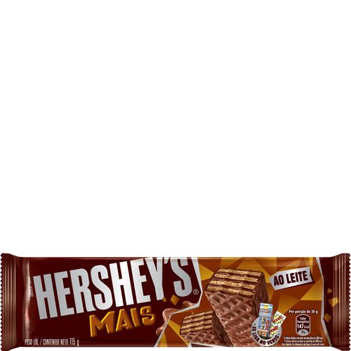 Oblea Hershey´s Mais chocolate con Leche x 115 g