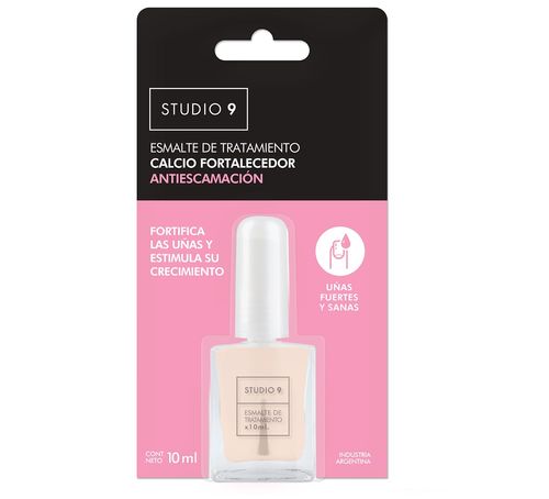 Tratamiento para uñas Studio 9 Calcio fortalecedor x 10 Ml