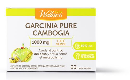 Suplemento Dietario Pure Wellness Garcinia Pure Cambogia x 500 g x 60 un