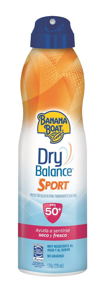 Protector Solar Banana Boat Dry Balance Sport Fps 50 x 170 g