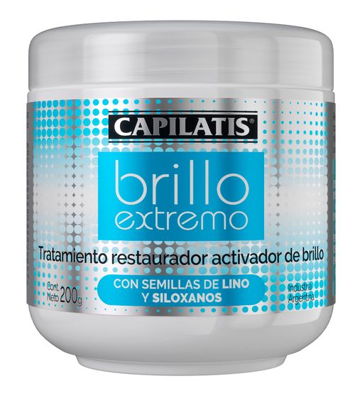 Tratamiento Capilatis Restaurador Brillo Extremo x 200 g