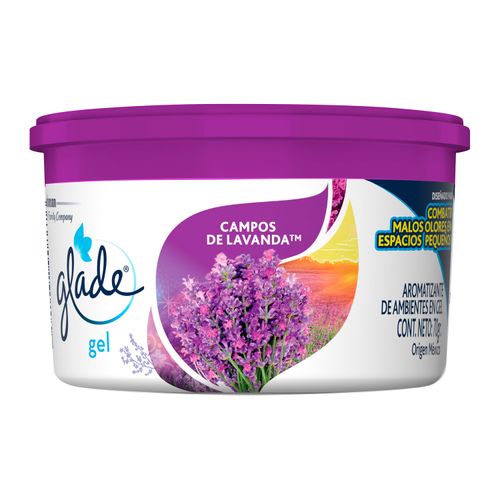 Aromatizante de Ambientes Glade Mini Gel Hogar Lavanda x 70g