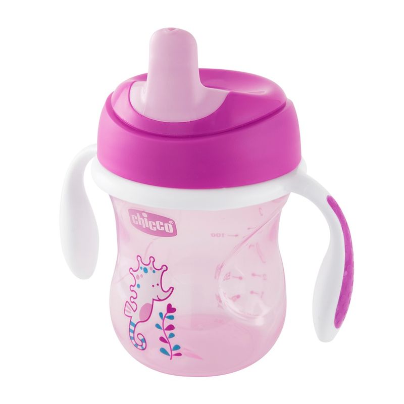 Vaso Training Cup 6 Meses + Rosa x 200 ml - farmaciasdelpueblo