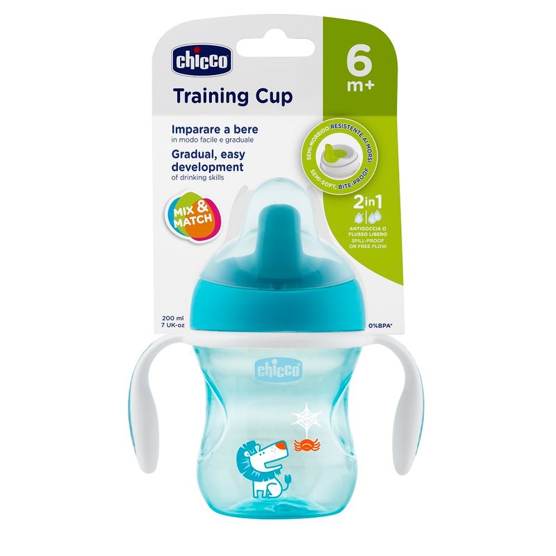 CHICCO VASO ENTRENAMIENTO NIÑA +6M 200 ML